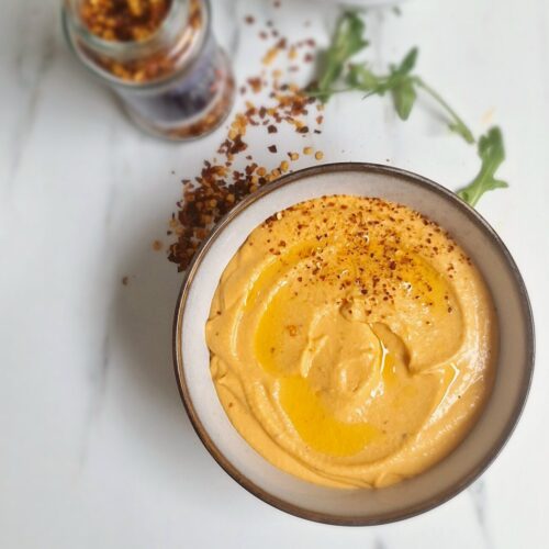 Pittige paprika / feta dip