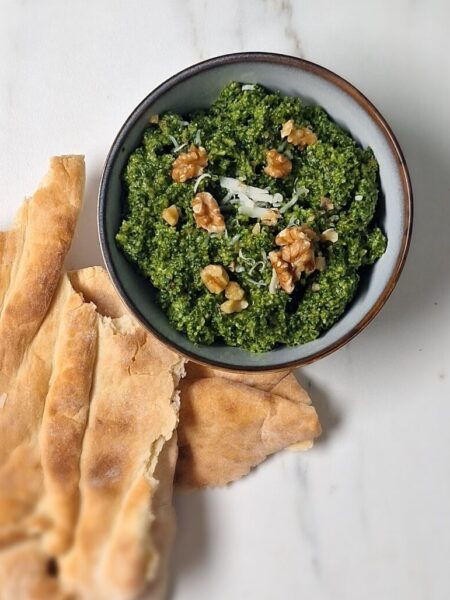 Groene kool pesto