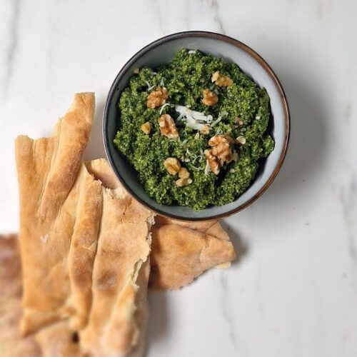 Groene kool pesto