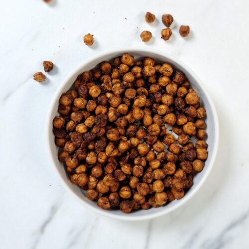 In goed gezelschap krokante kikkererwten uit de oven