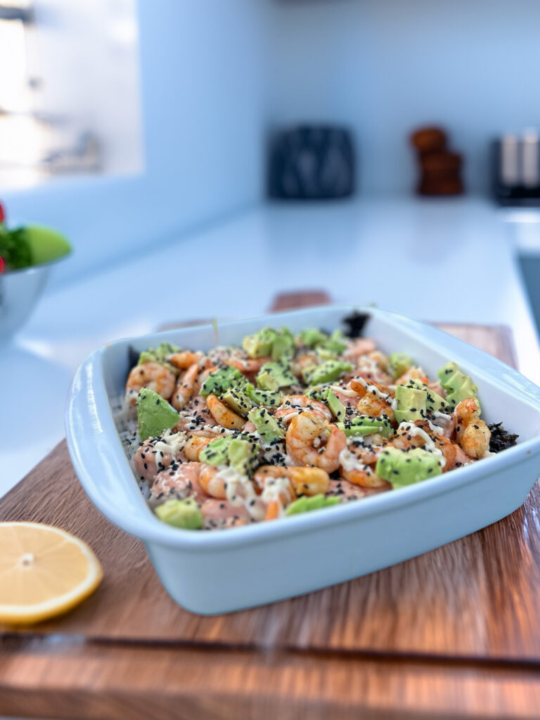 In Goed Gezelschap Sushi traybake met zalm