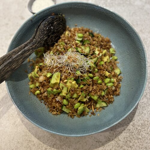 In goed gezelschap crispy rice salade