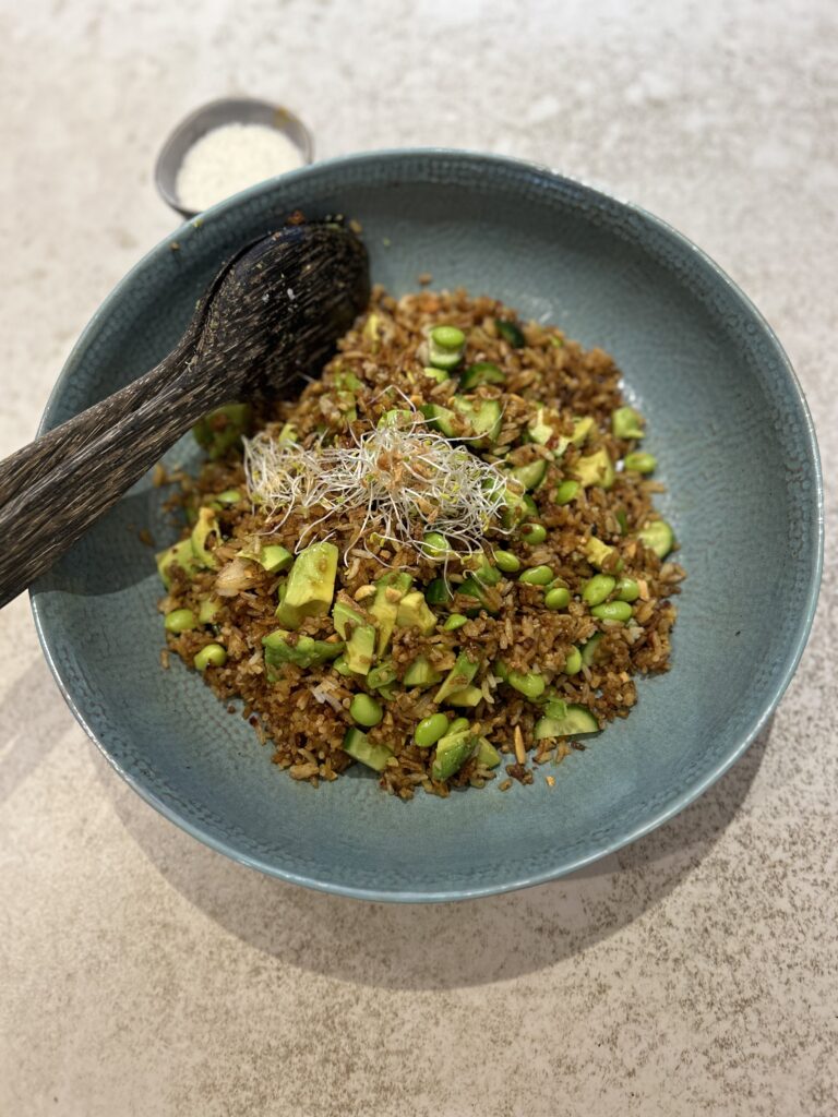 In goed gezelschap crispy rice salade