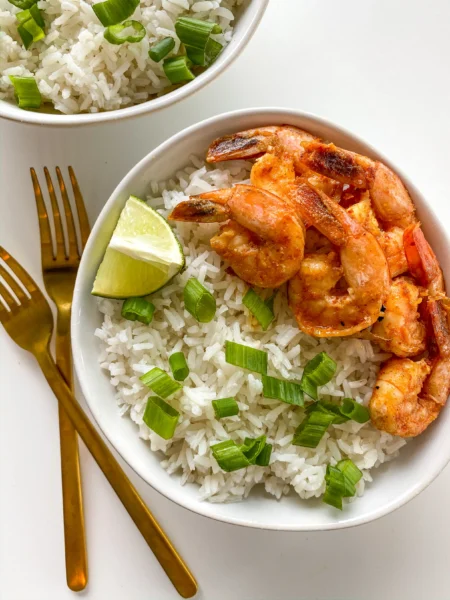 Kokos limoen garnalen