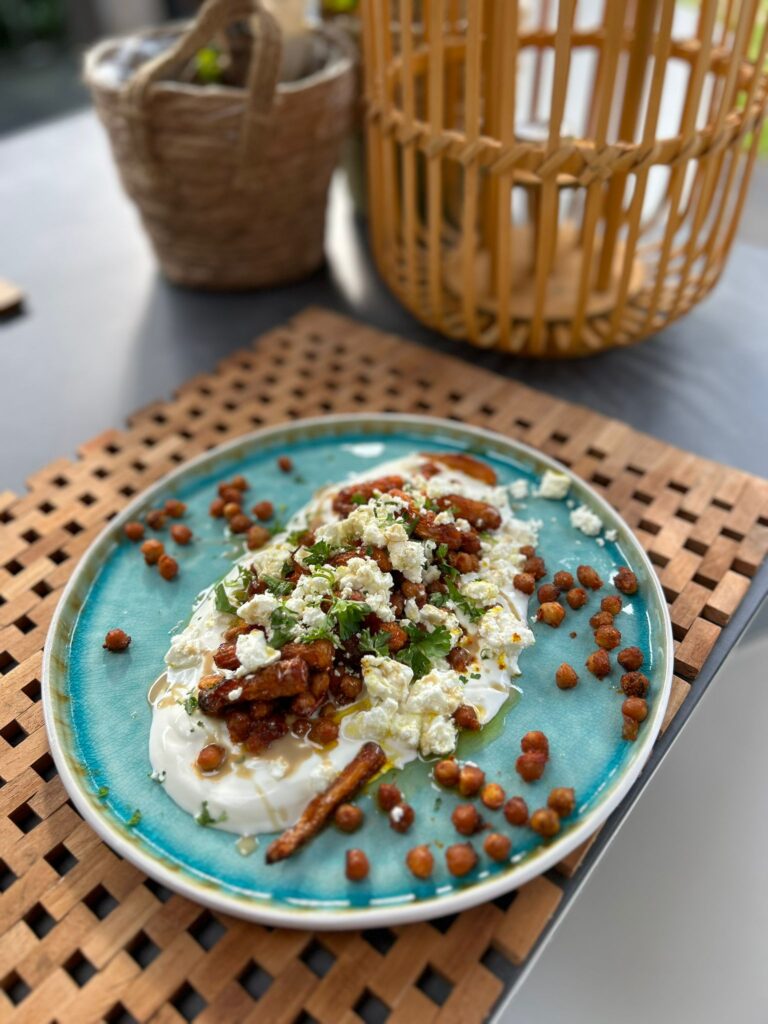 BBQ wortels met fetacreme