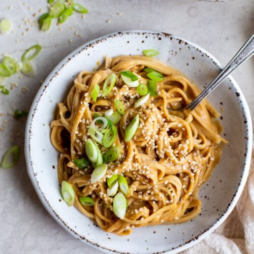 Romige ramen noodles