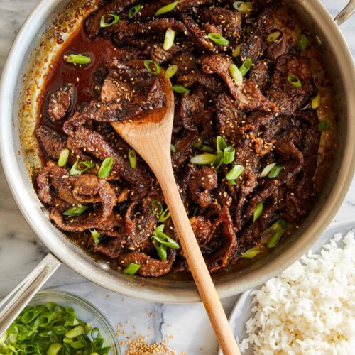 Zwoele Mongolian beef