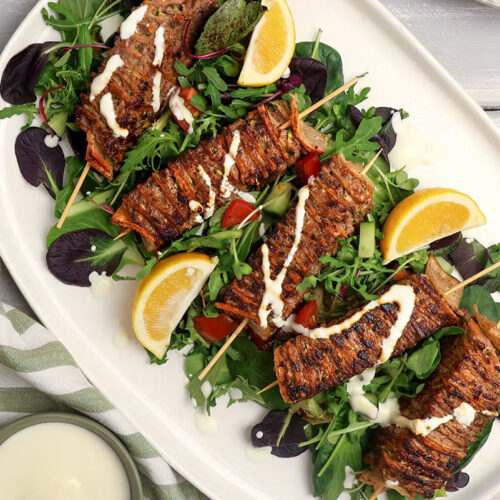 Tortilla kebab spiesjes