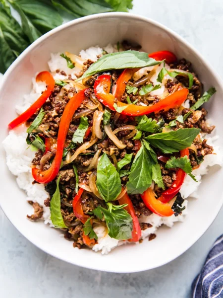 Thaise biefstuk met roerbakgroenten