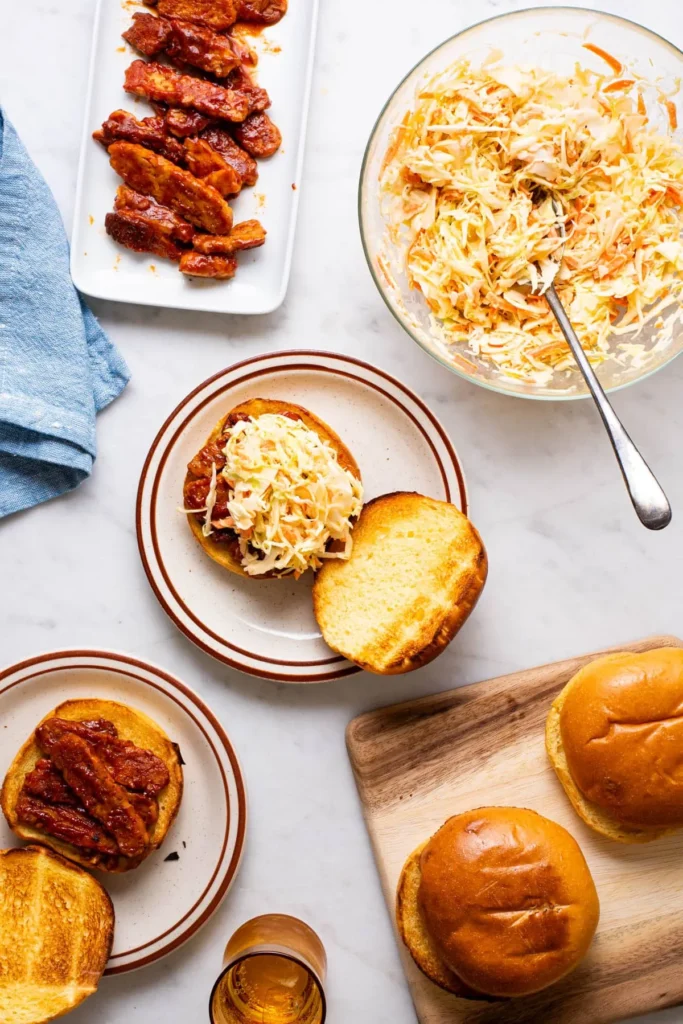 Smulbroodjes met tempeh