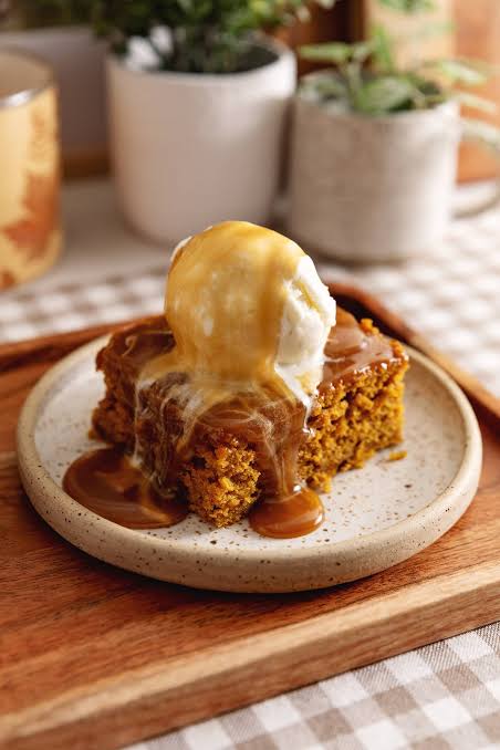 Pumpkin Sticky Toffee Cake